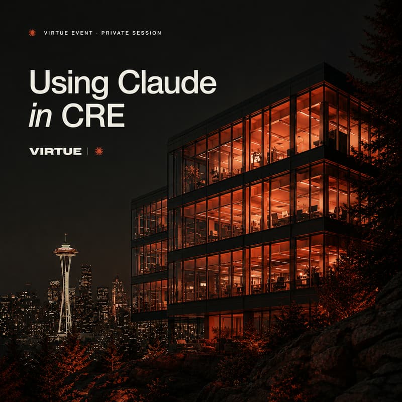 Cover Image for Using Claude in CRE - Hosted by Virtue