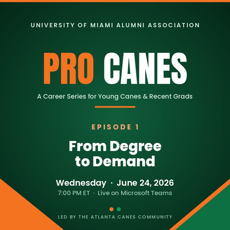 Cover Image for Pro Canes: From Degree to Demand