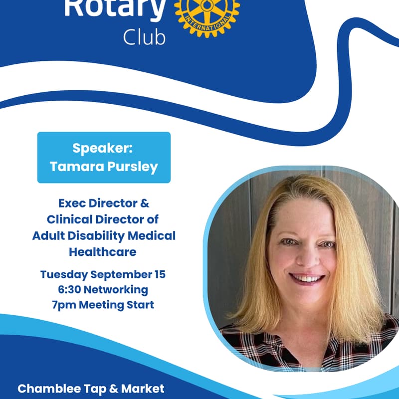 Cover Image for Club Meeting - ADMH Tamara Pursley