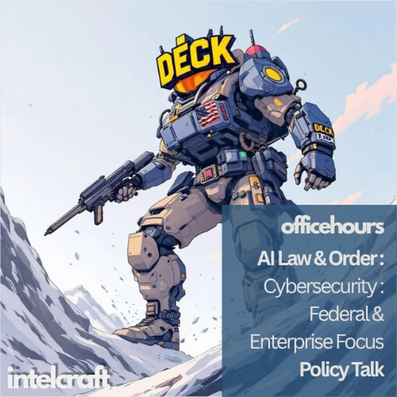 Cover Image for [officehours 43] AI Law & Order : Cybersecurity in Federal and Enterprise