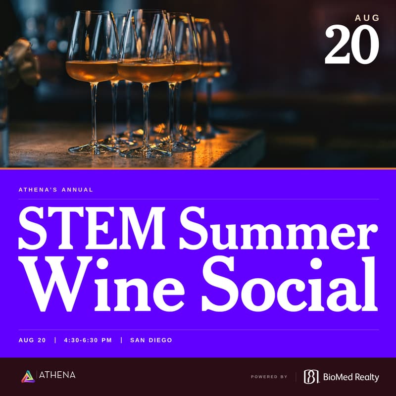 Cover Image for Athena x BioMed Realty's Annual STEM Summer Wine Social