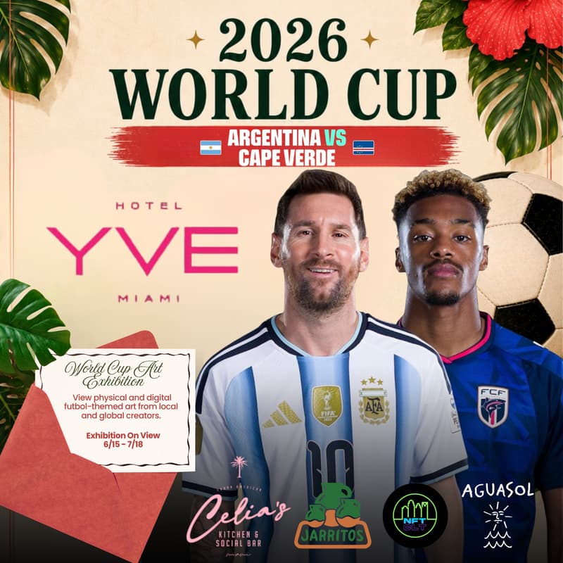 Cover Image for World Cup Art Exhibition June 15 - July 18