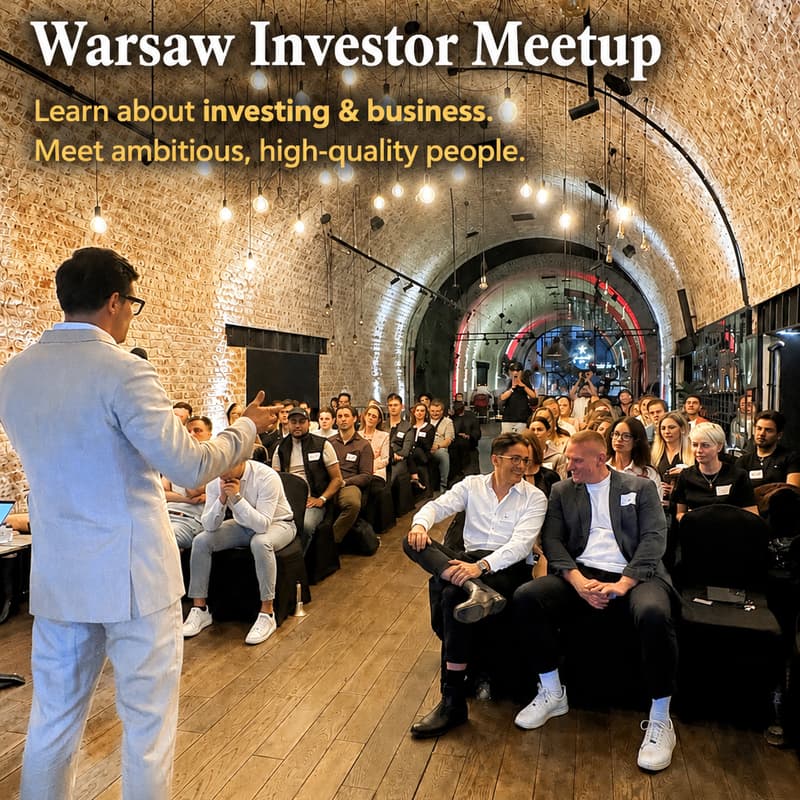 Cover Image for Warsaw Investor Meetup | Expert Talks & Business Networking