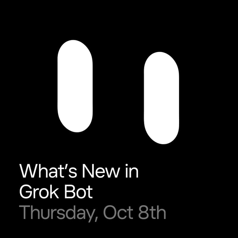 Cover Image for What's New in Grok Bot