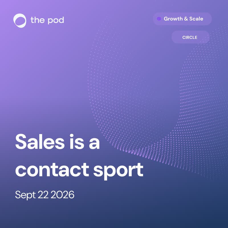 Cover Image for Sales Circle : Sales is a contact sport
