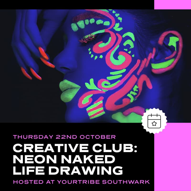 Cover Image for Neon Naked Life Drawing