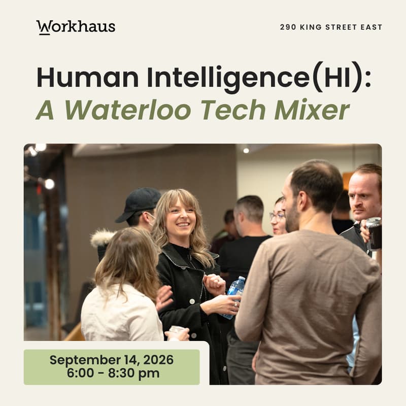Cover Image for Human Intelligence (HI): A Waterloo Tech Week Mixer