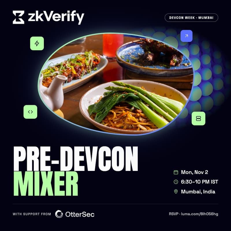 Cover Image for zkVerify pre-Devcon mixer πΈ