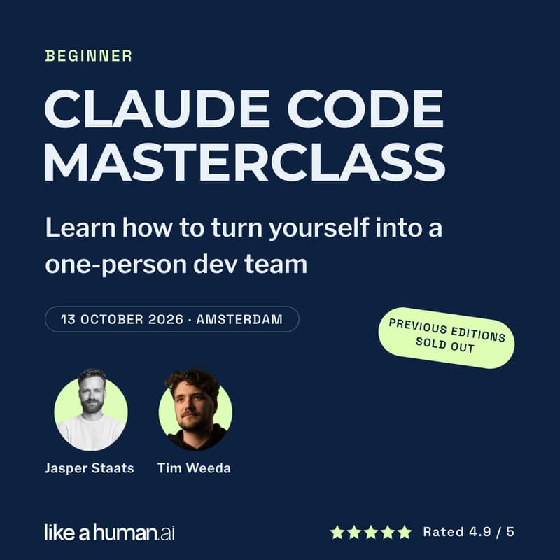Cover Image for Claude Code Masterclass Beginner: Learn how to turn yourself into a one-person dev team