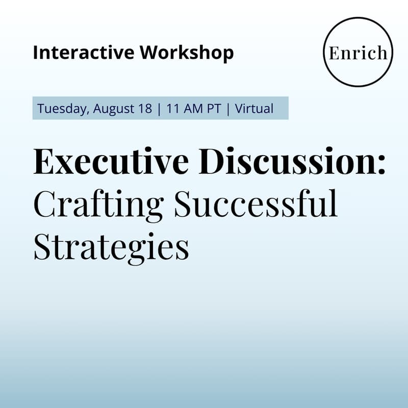 Cover Image for Executive Discussion: Crafting Successful Strategies