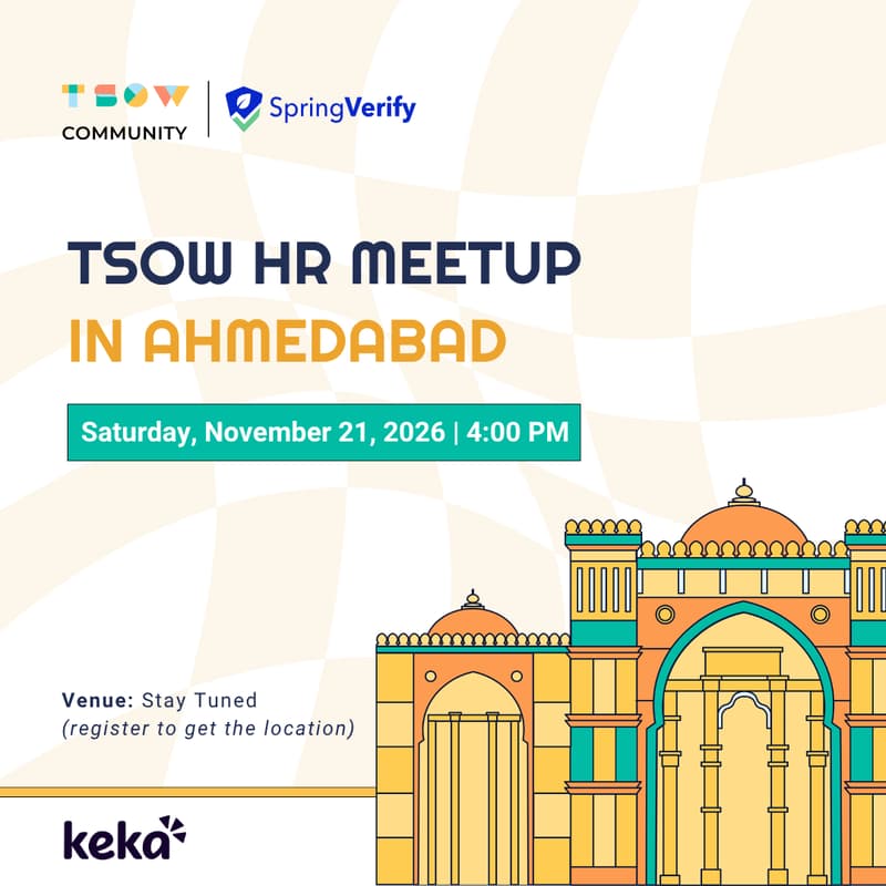 Cover Image for TSOW HR Meetup in Ahmedabad