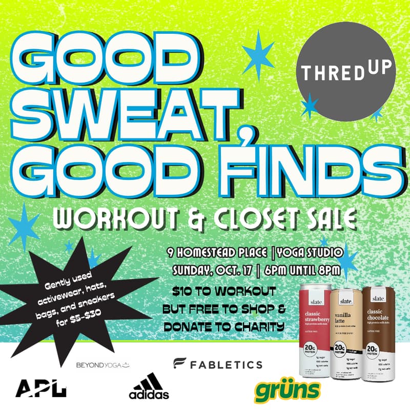 Cover Image for GOOD SWEAT, GOOD FINDS