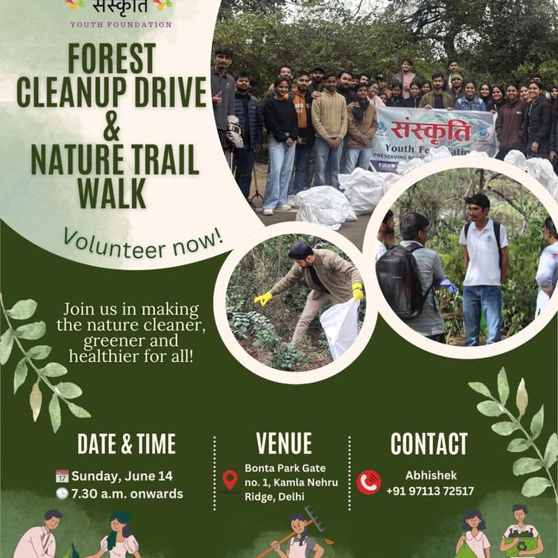 Cover Image for Forest Cleanup & Nature Trail Walk
