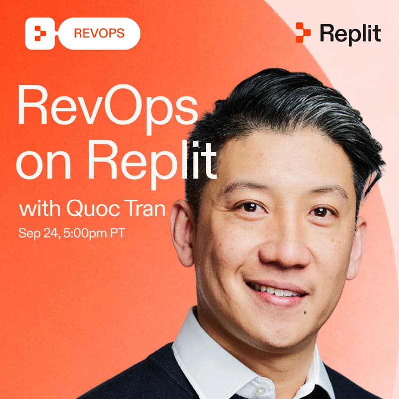 Cover Image for RevOps on Replit with Quoc Tran