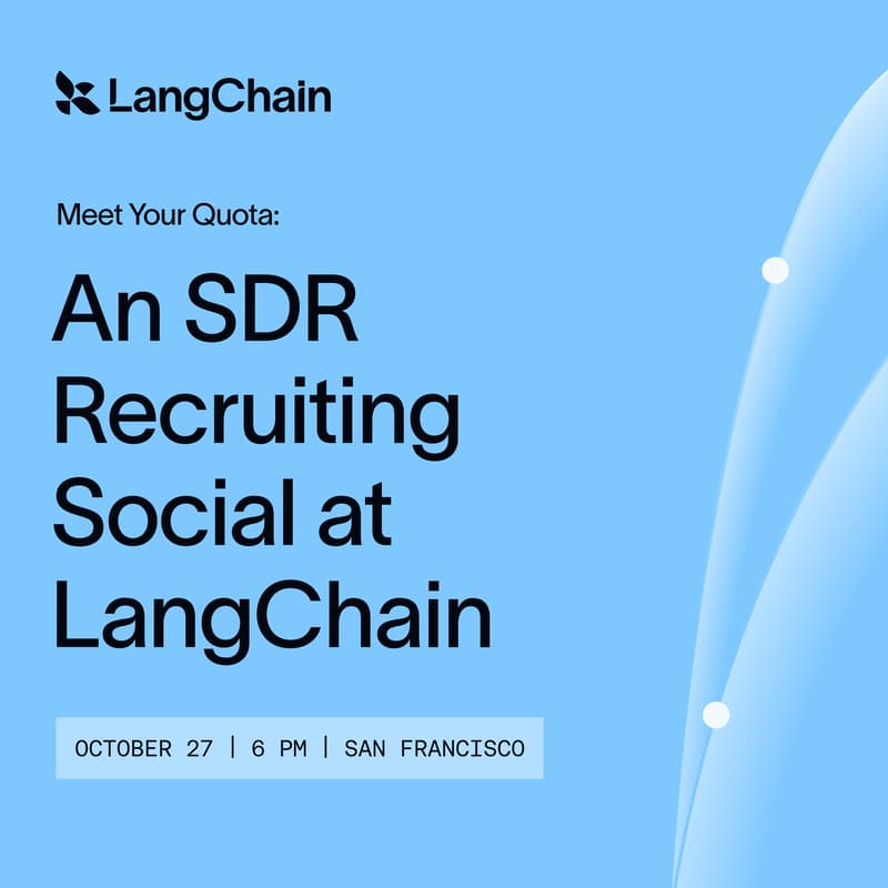 Cover Image for Meet Your Quota: An SDR Recruiting Social at LangChain