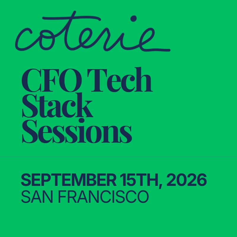 Cover Image for Coterie CFO Tech Stack Sessions