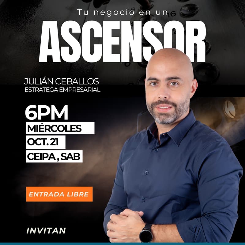 Cover Image for Tu negocio en un ascensor. Cátedra de Emprendimiento 02/2026