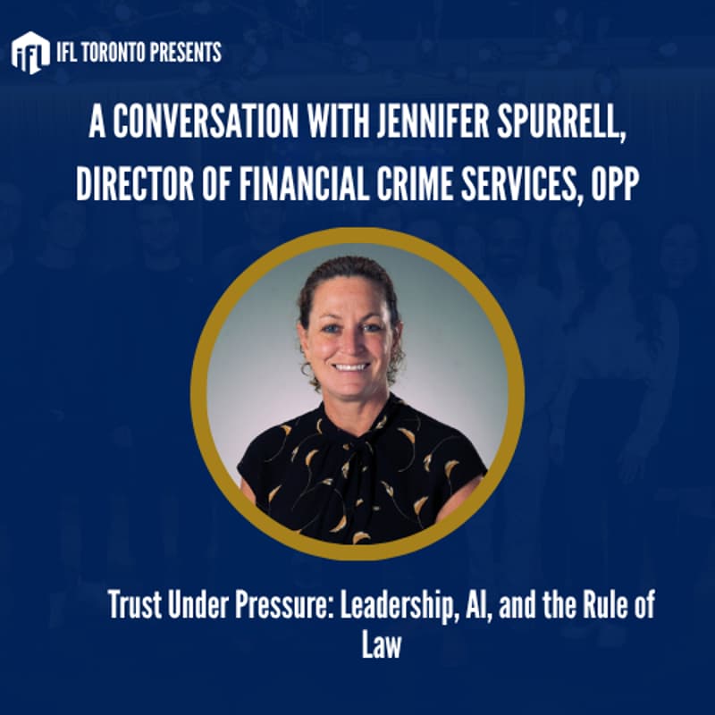Cover Image for IFL Toronto Leadership Dinner w/ Jennifer Spurrell