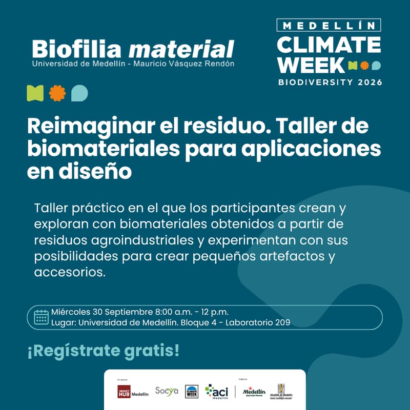 Cover Image for Reimaginar el residuo. Taller de biomateriales para aplicaciones en diseño