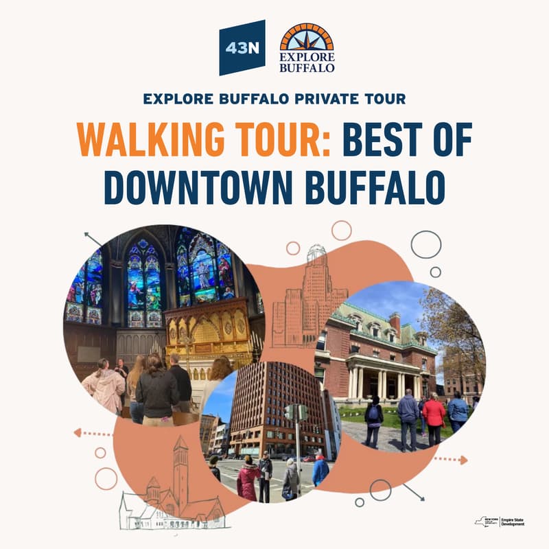 Cover Image for Explore Buffalo Private Tour - Walking Tour: Best of Downtown Buffalo