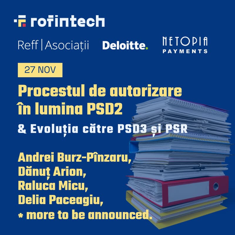 Cover Image for Procesul de autorizare în lumina PSD2 și evoluția către PSD3 și PSR