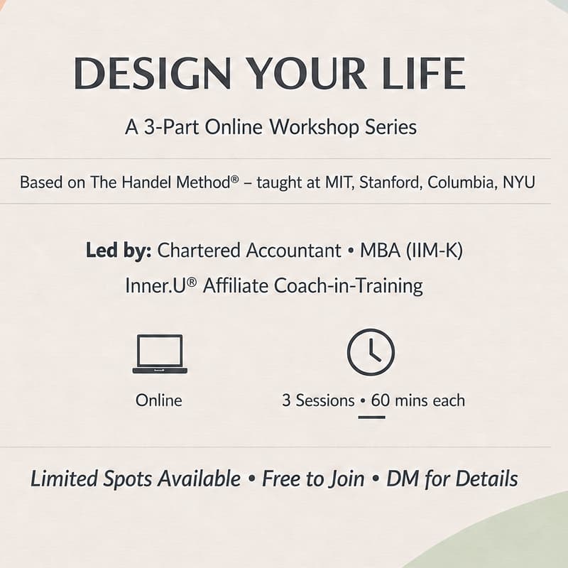 Cover Image for Design Your Life Workshop Series