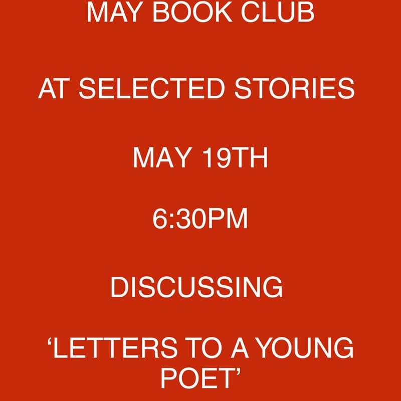 Cover Image for WELCOME TRAVELER BOOK CLUB - Letters To A Young Poet