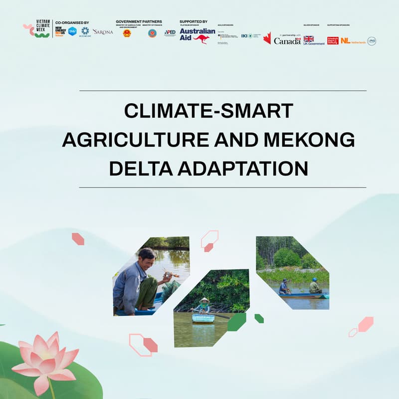Cover Image for Sản Xuất Nông Nghiệp Thông Minh Thích Ứng Với Biến Đổi Khí Hậu (Climate-Smart Agriculture and Mekong Delta Adaptation)