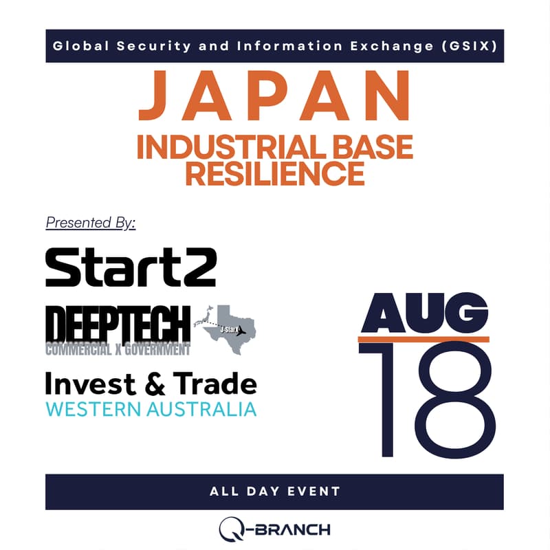 Cover Image for GSIX DAY 2: Industrial Base Resilience - Japan