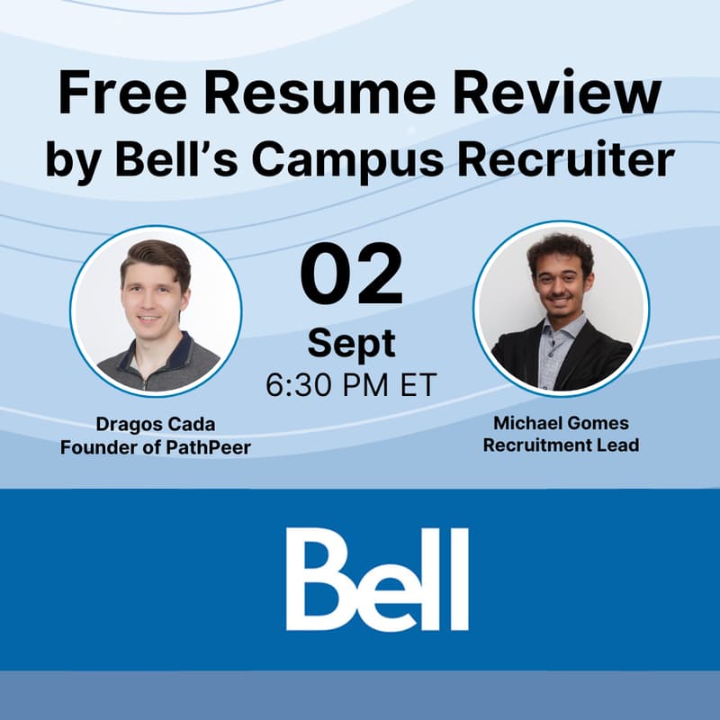 Cover Image for Free Resume Review By Bell's Campus Recruiter