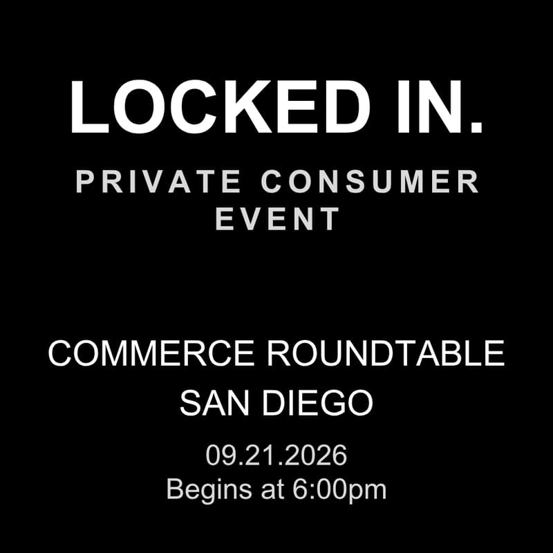 Cover Image for Locked In - Commerce Roundtable Private Event in San Diego