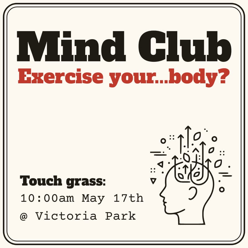 Cover Image for Touch Grass @ Mind Club (Victoria Park Walk)