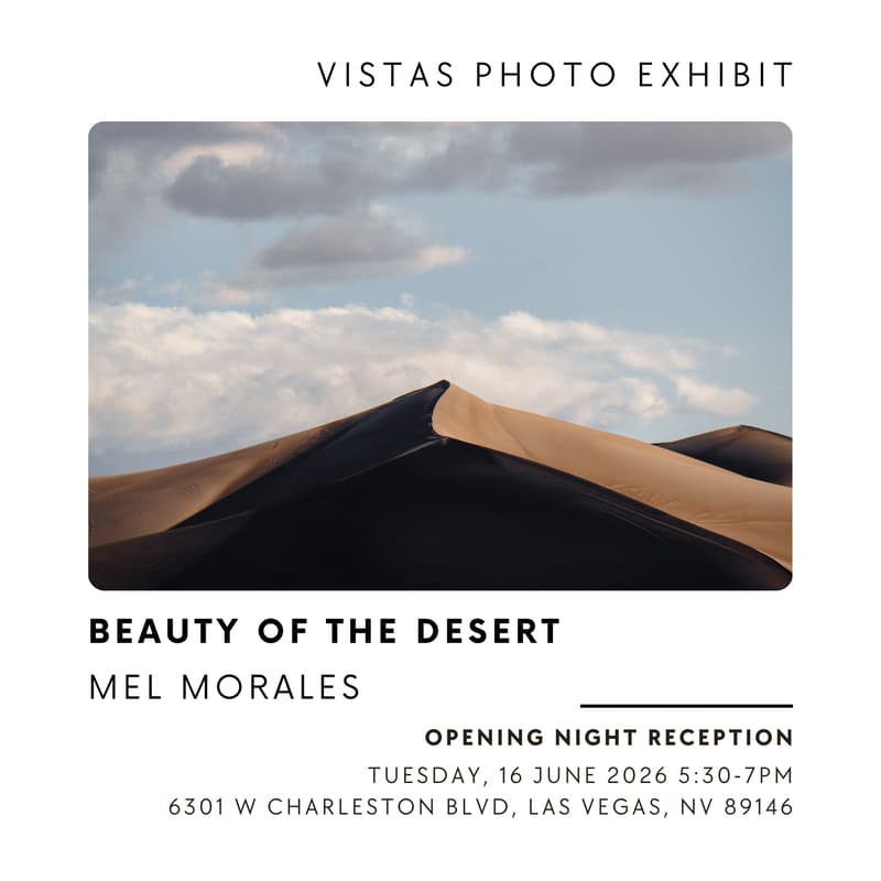 Cover Image for Photo Exhibit Opening | Vistas: Beauty of the Desert