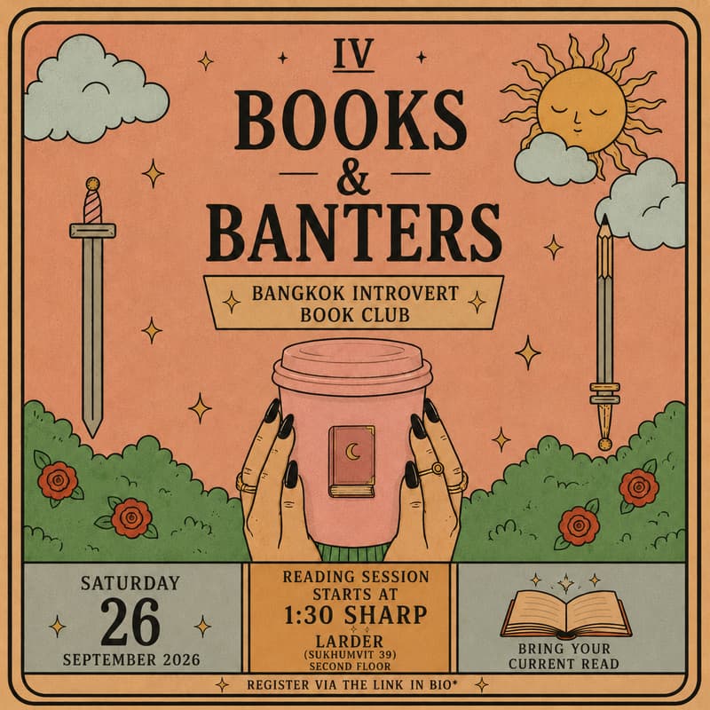 Cover Image for Books & Banters #5 : Bangkok Introvert Bookclub