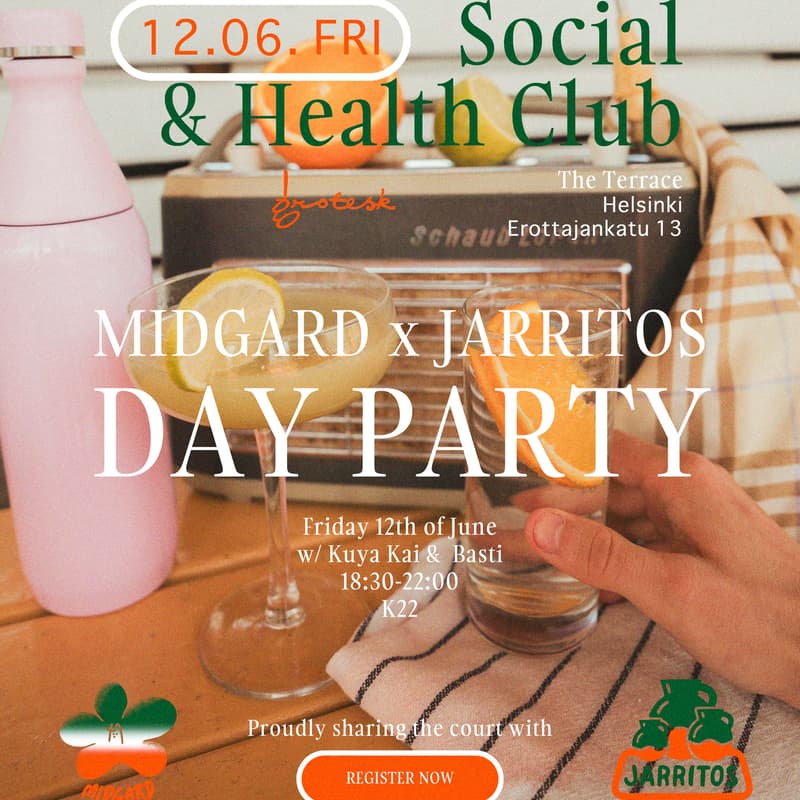 Cover Image for MIDGARD X JARRITOS DAY PARTY • 1830 - 2200