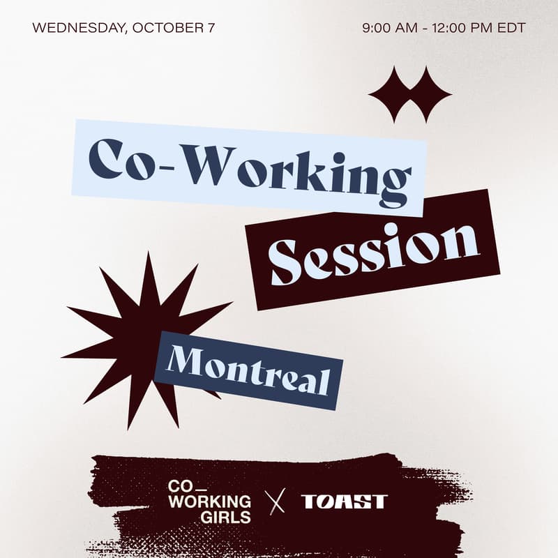 Cover Image for TOAST x Co-Working Girls: Co-Working Session