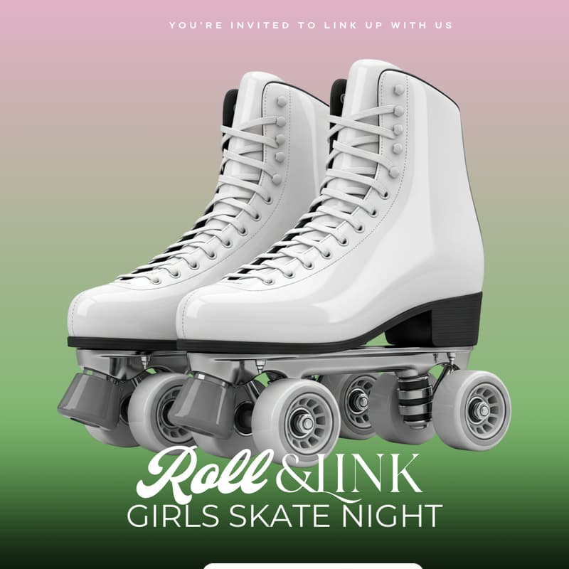 Cover Image for Roll & Link: Girls’ Skate Night