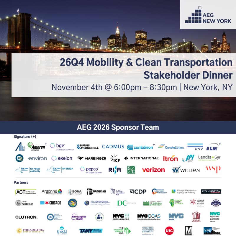 Cover Image for 26Q4 New York Dinner: Mobility & Clean Transportation