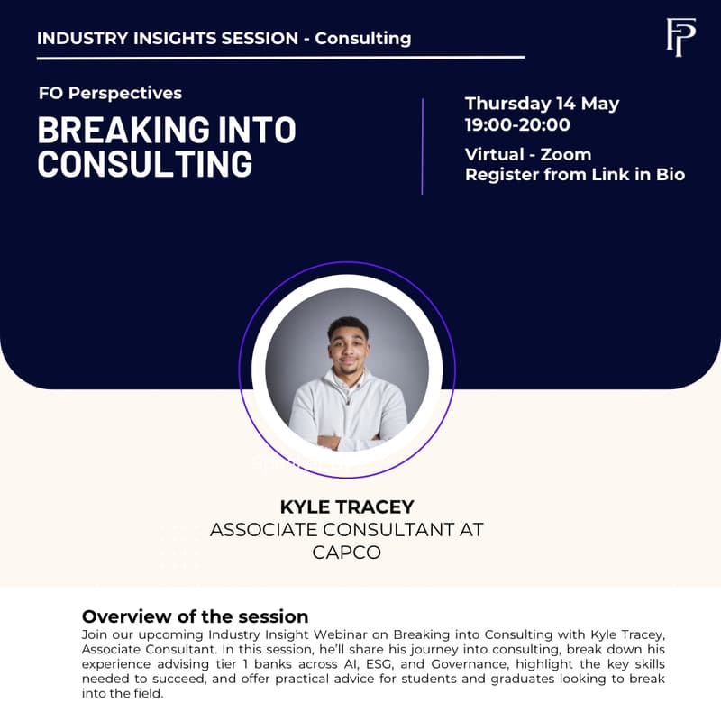 Cover Image for Industry Insight Session: Breaking into Consulting
