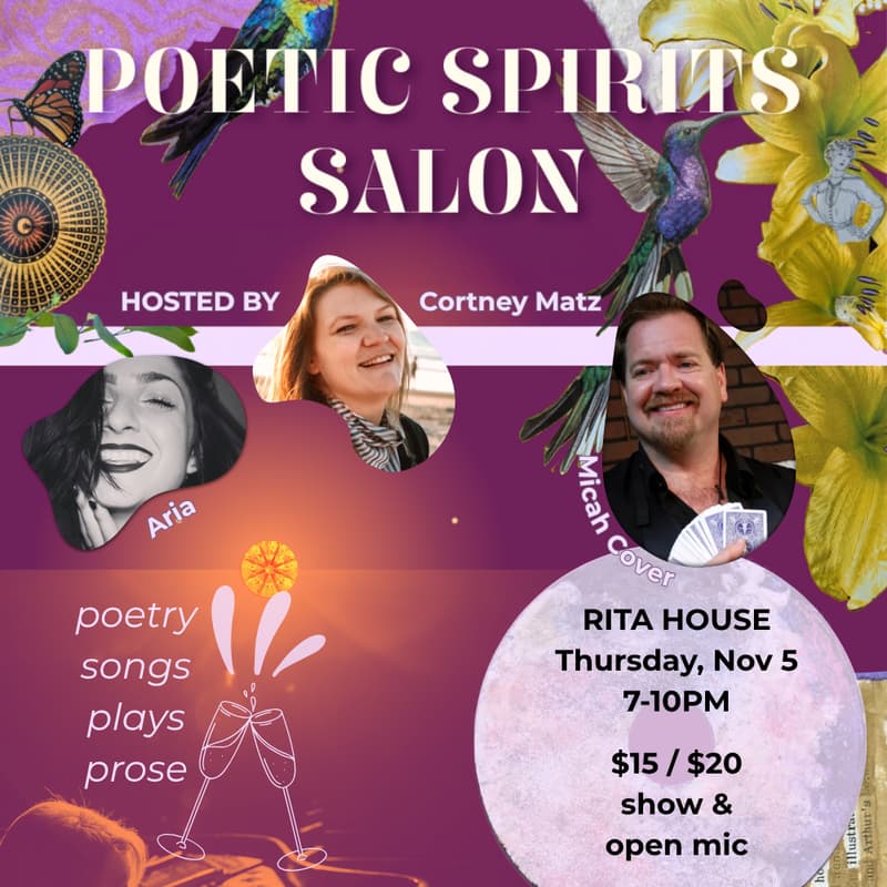 Cover Image for POETIC SPIRITS ~ Monthly Salon