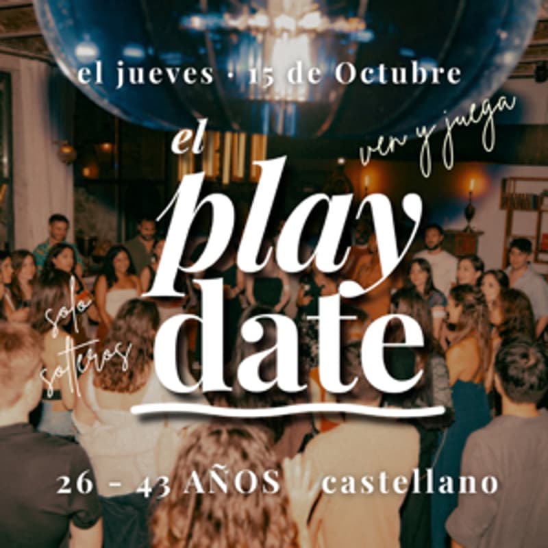 Cover Image for El play date | edición castellano | 26 - 43 años