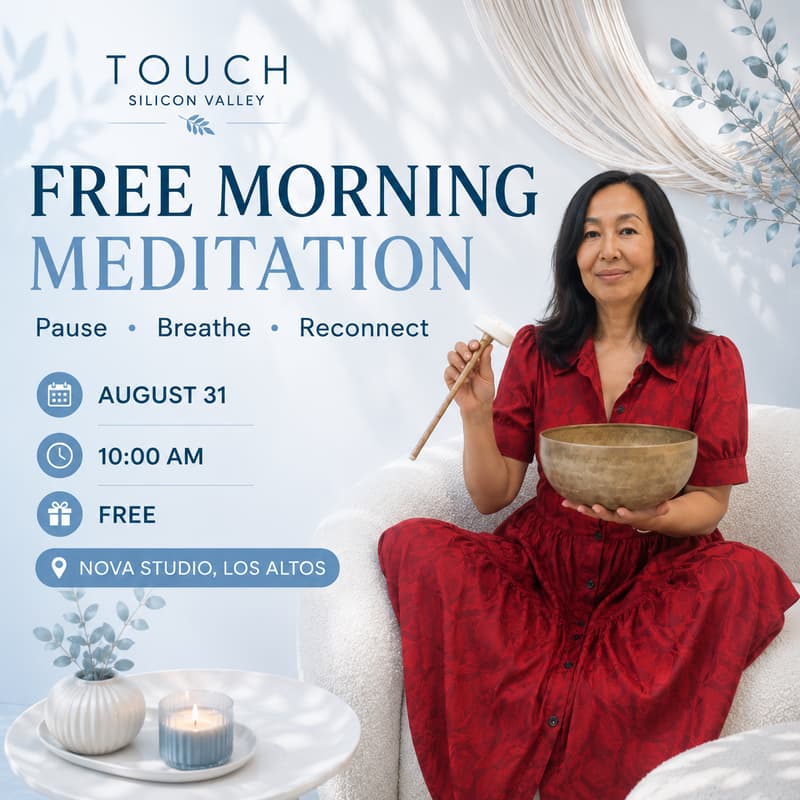 Cover Image for Free Morning Meditation: Pause, Breathe & Reconnect - Los Altos