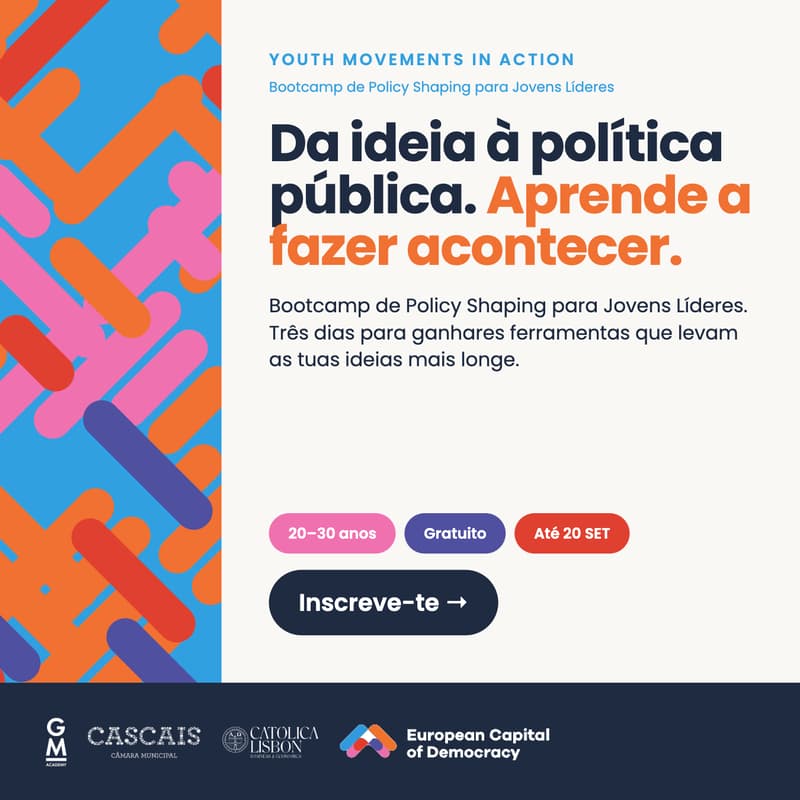Cover Image for YOUTH MOVEMENTS IN ACTION - Bootcamp de Policy Shaping para Jovens Líderes