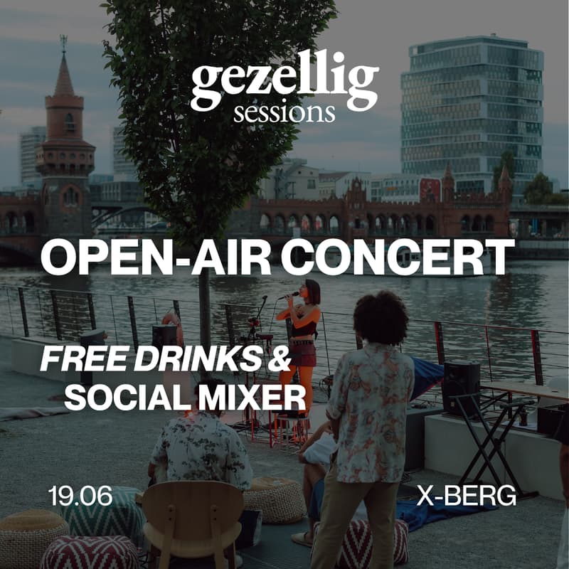 Cover Image for open-air riverside concert with a band + free drinks ☀️