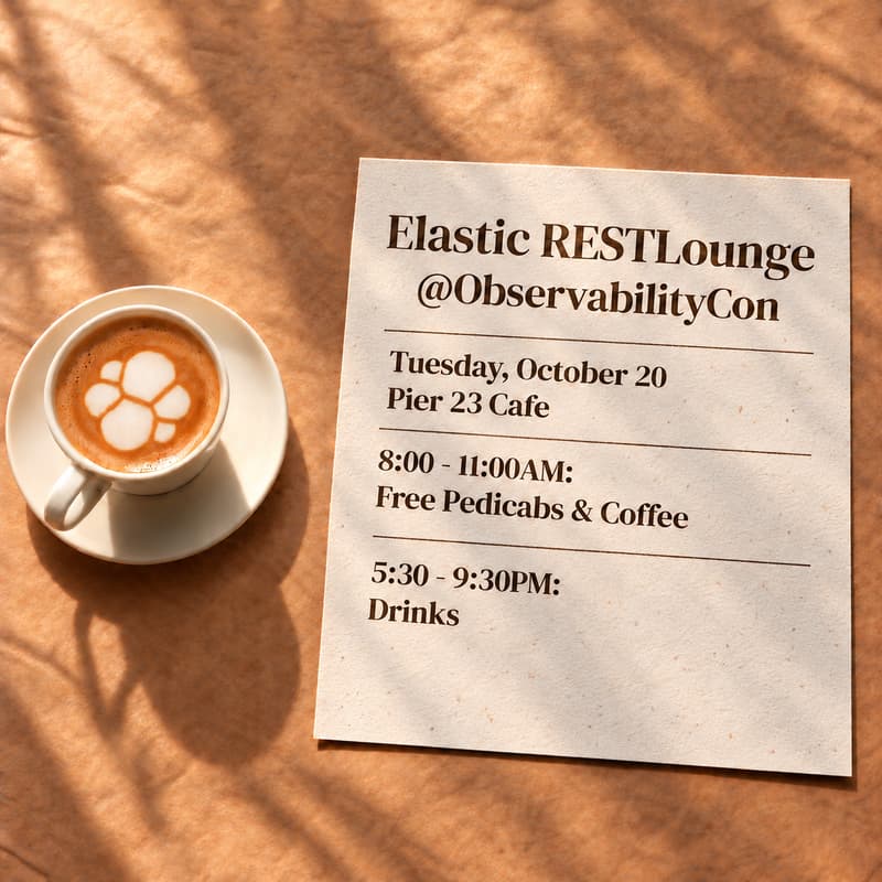 Cover Image for Elastic RESTlounge @ Pier 23