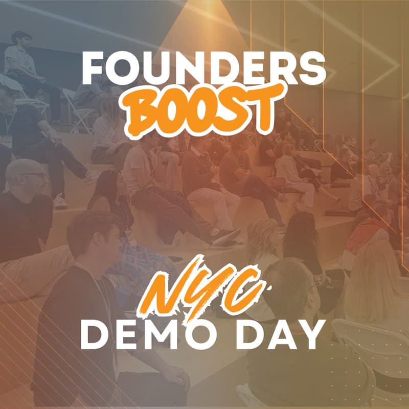 Cover Image for FoundersBoost NYC Demo Day, Spring 2026