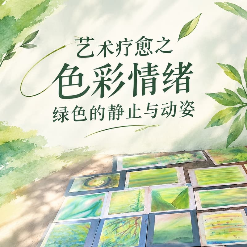 Cover Image for 生活美学:🎨艺术疗愈之色彩情绪|绿色的静止与动姿
