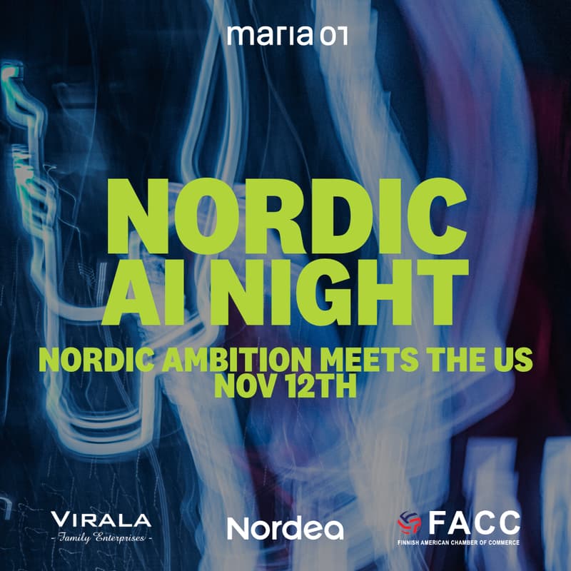 Cover Image for Nordic AI Night - Nordic ambition meets the US.