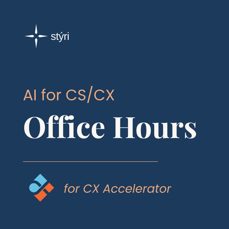 Cover Image for AI Office Hours - CS/CX