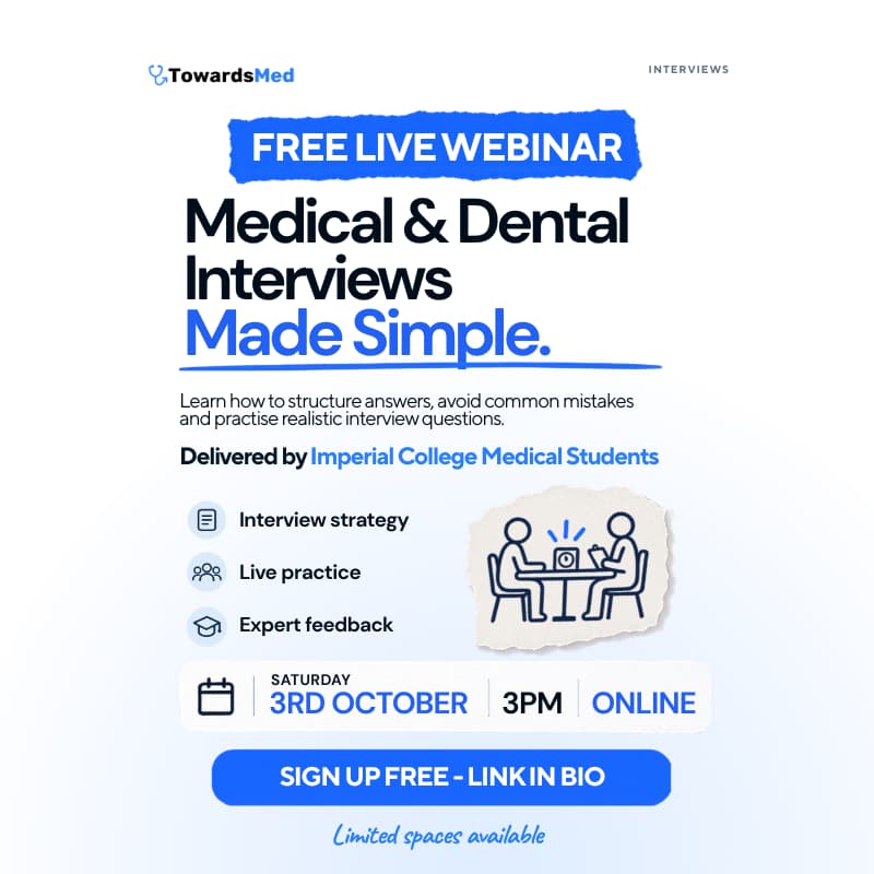 Cover Image for Free Medicine & Dentistry Interview Masterclass